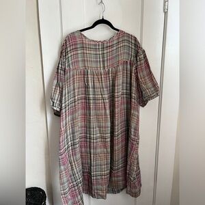 Reifhaus Pia Dress in Plum Plaid